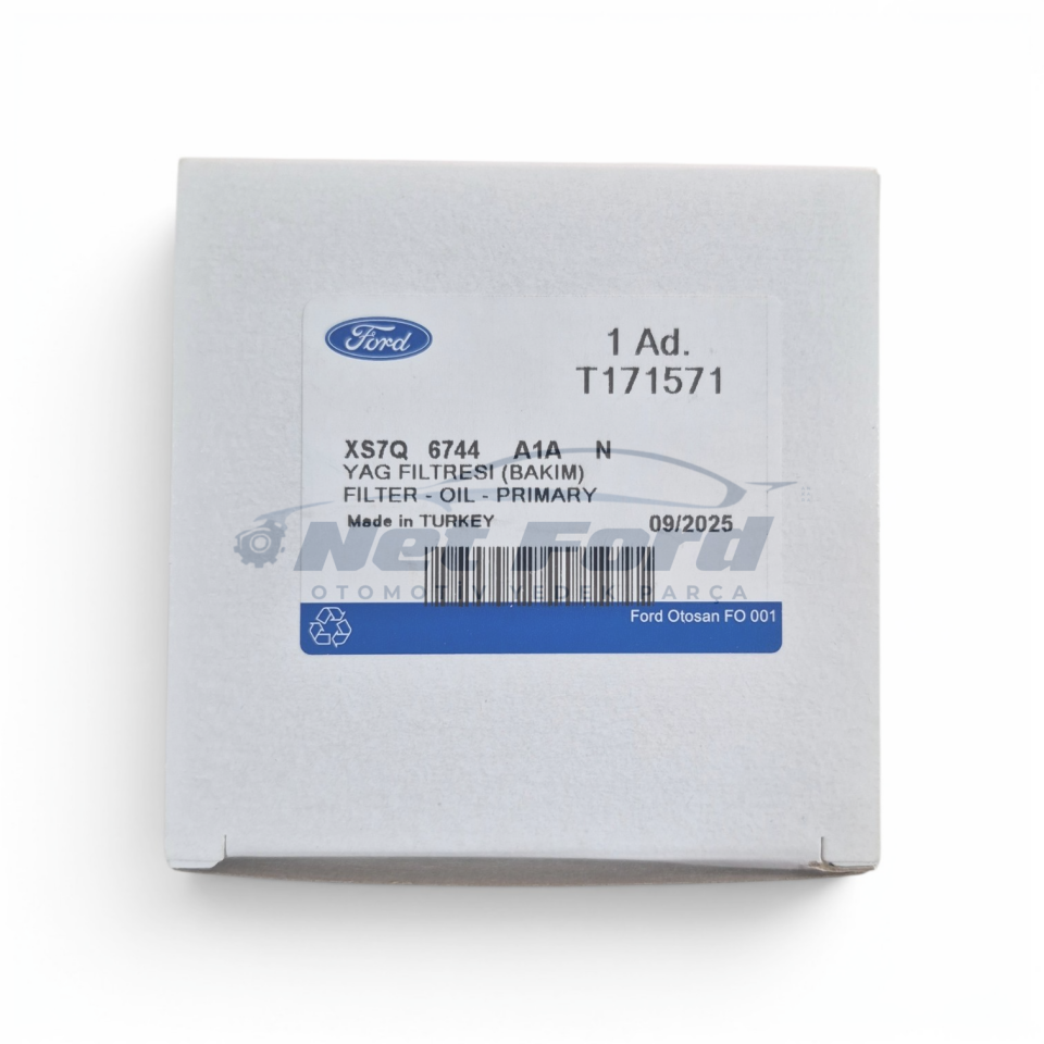 Yağ Filtresi Transit V184 2001-2006 Mondeo 2001-2007