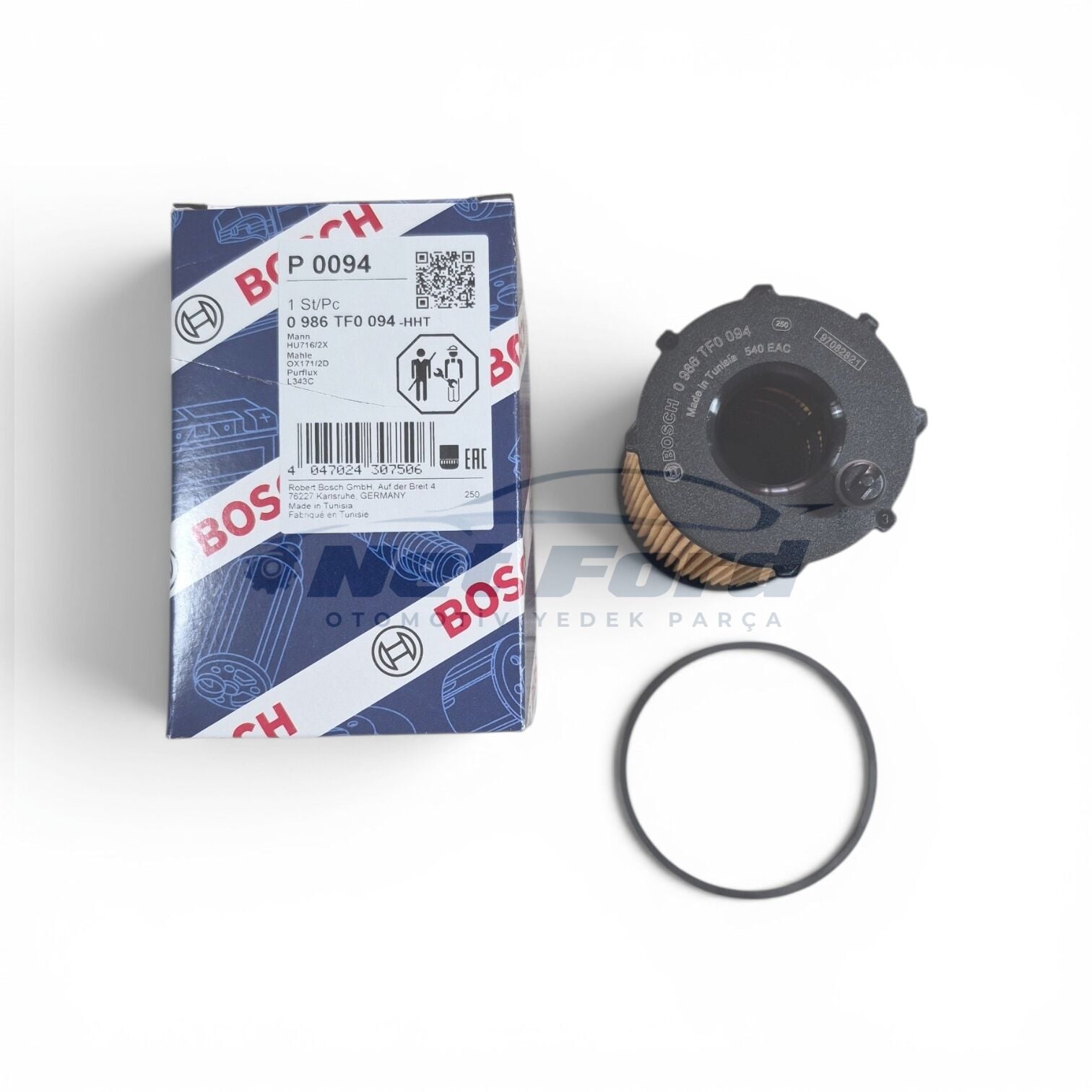 Bosch Yağ Filtresi Eko Eleman Tipi - P 0094 (0986TF0094)