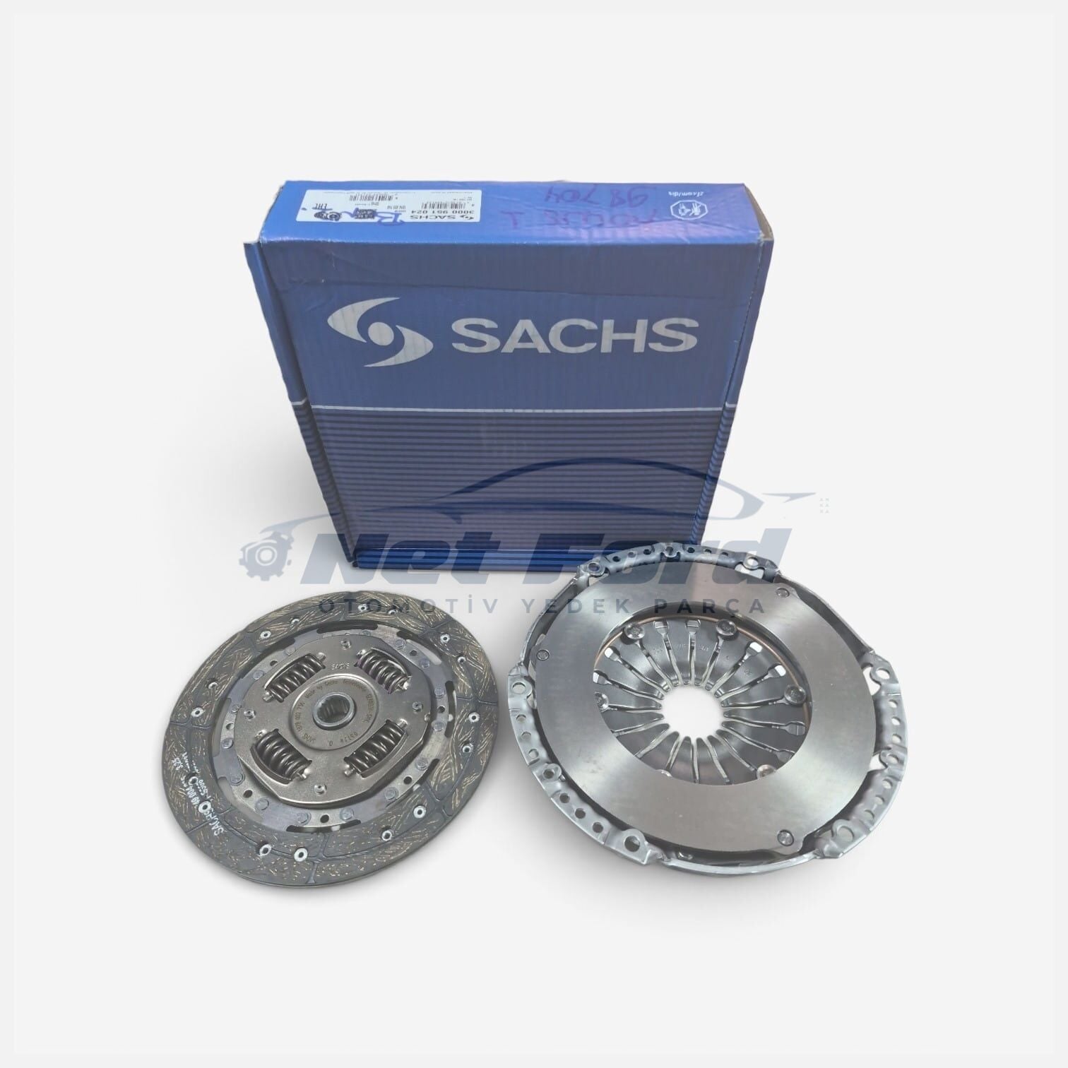 Ford Focus 2 C-MAX Mondeo Volvo S40 1.6 Benzinli Baskı Balata SACHS 3000 951 024
